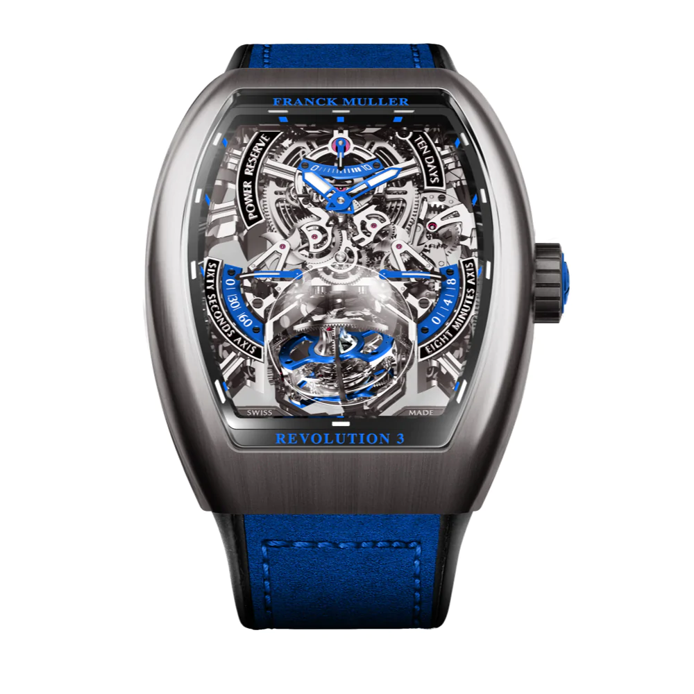 Vanguard Revolution 3 Skeleton Titanium - Blue