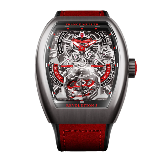 Vanguard Revolution 3 Skeleton Titanium - Red