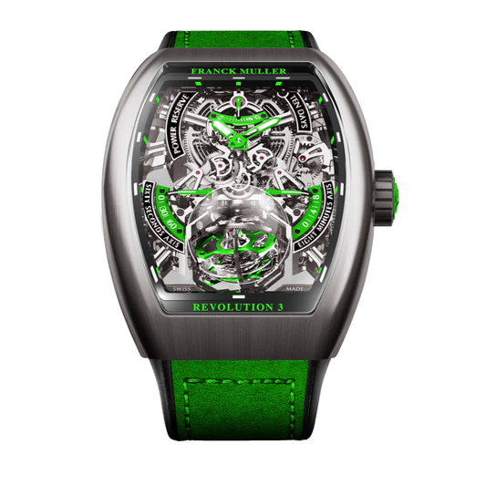 Vanguard Revolution 3 Skeleton Titanium - Green