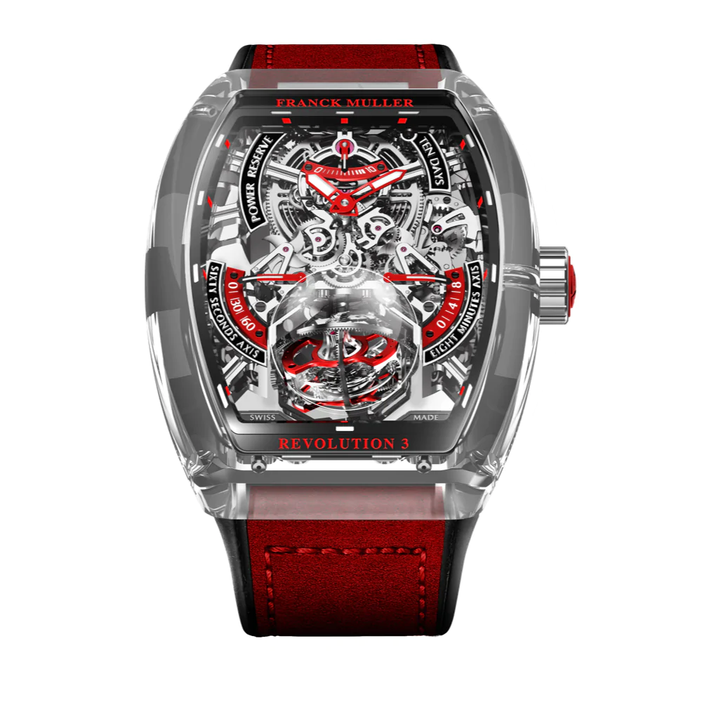 Vanguard Revolution 3 Skeleton Sapphire - Red